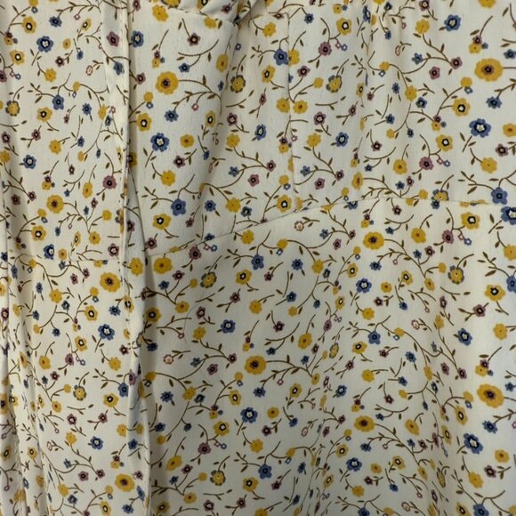 White floral loose dress - Picture 4 of 5